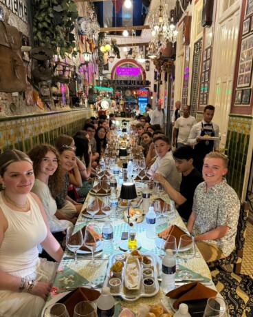 A choir enjoying the sights, sounds, and cuisine of Havana on a performance tour of Cuba.